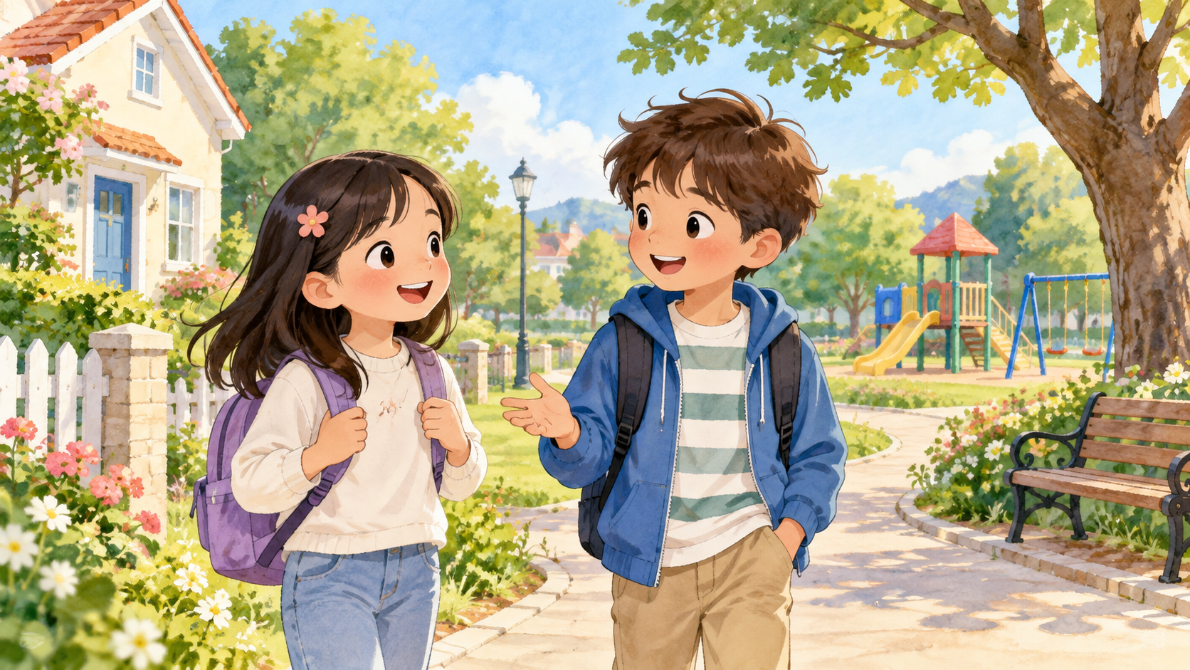 A Saturday Friend 삽화