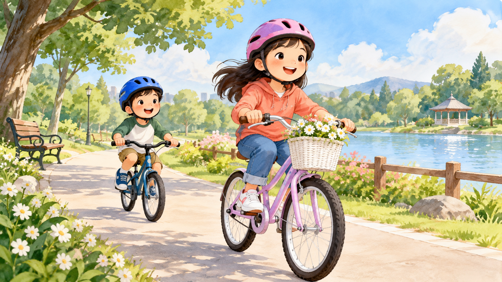 A New Bike 삽화